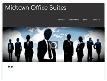 Tablet Screenshot of midtownofficesuites.com